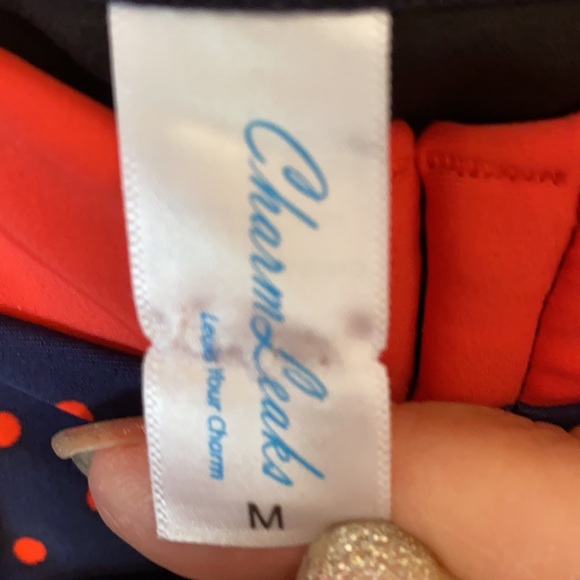 Charm Leaks tankini top. Size M - Picture 5 of 5